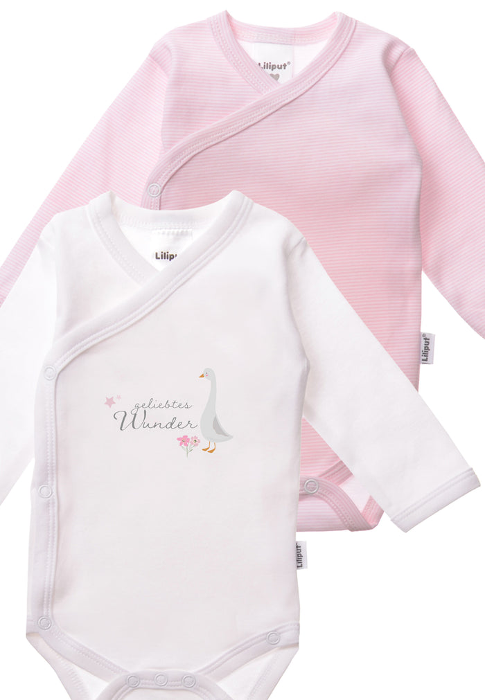 Detailansicht des hochwertigen Wickelbody Sets