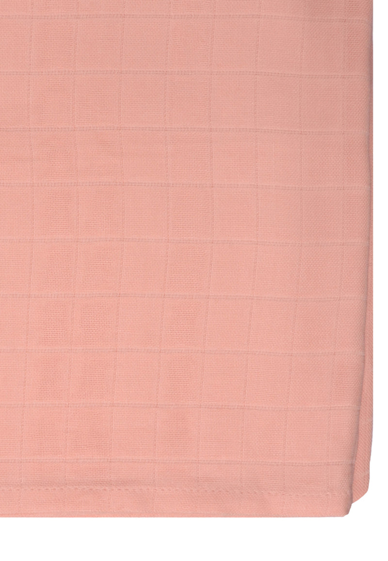 2er-Pack Premium-Musselintücher in apricot und grau "6 am Club" Print