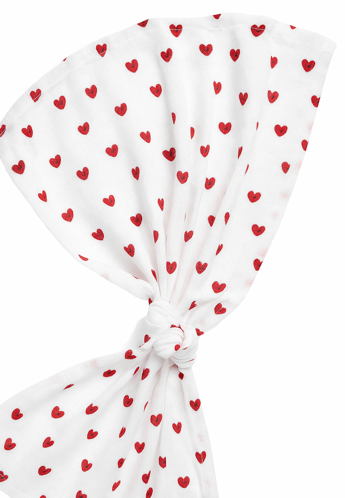 3-teiliges Set mit Musselintuch, Halstuch und Lätzchen