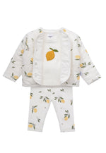 3-teiliges Kinderset Little Lemon – Jacke, Shirt & Leggings mit Zitronenprint