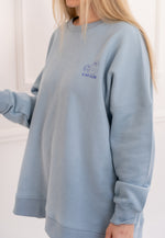 Erwachsenen Sweatshirt 6 AM Club hellblau