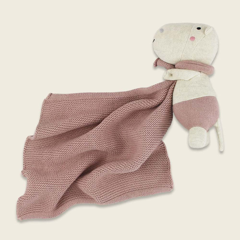 Kuscheltuch mit Hippo, fawn von Ava & Yves