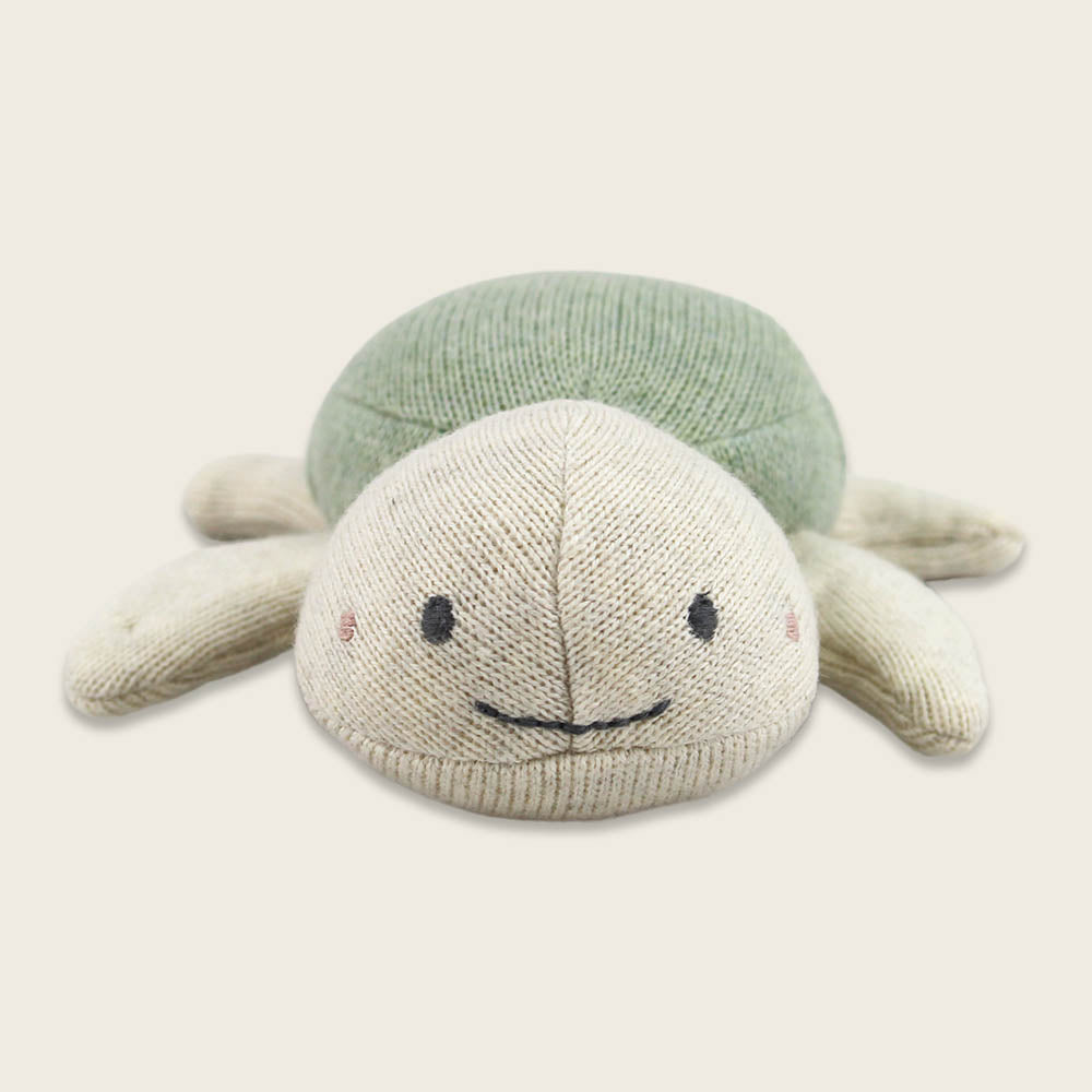 Babyrassel Schildkröte, mint von Ava & Yves