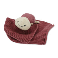 Kuscheltuch mit Schildkröte, altrosa von Ava & Yves