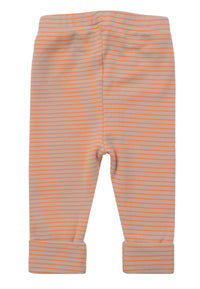2tlg. Set mit Sweatshirt "Boo Crew" in orange und Ringel Leggings