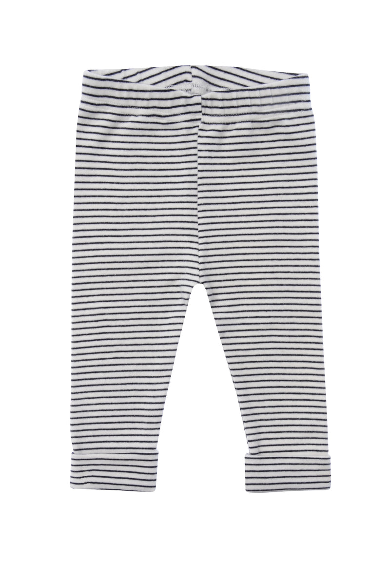 Leggings Schwarz-weiß geringelt