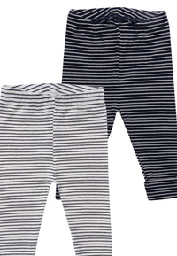 Detailansicht des weichen Ringel Leggings Packs.