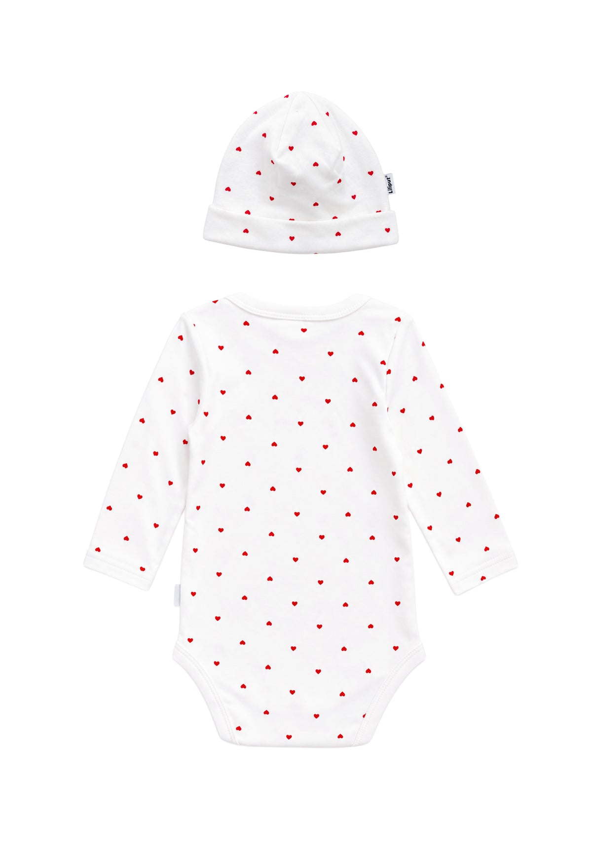 Baby-Set 4 teilig mit Herzchen Print