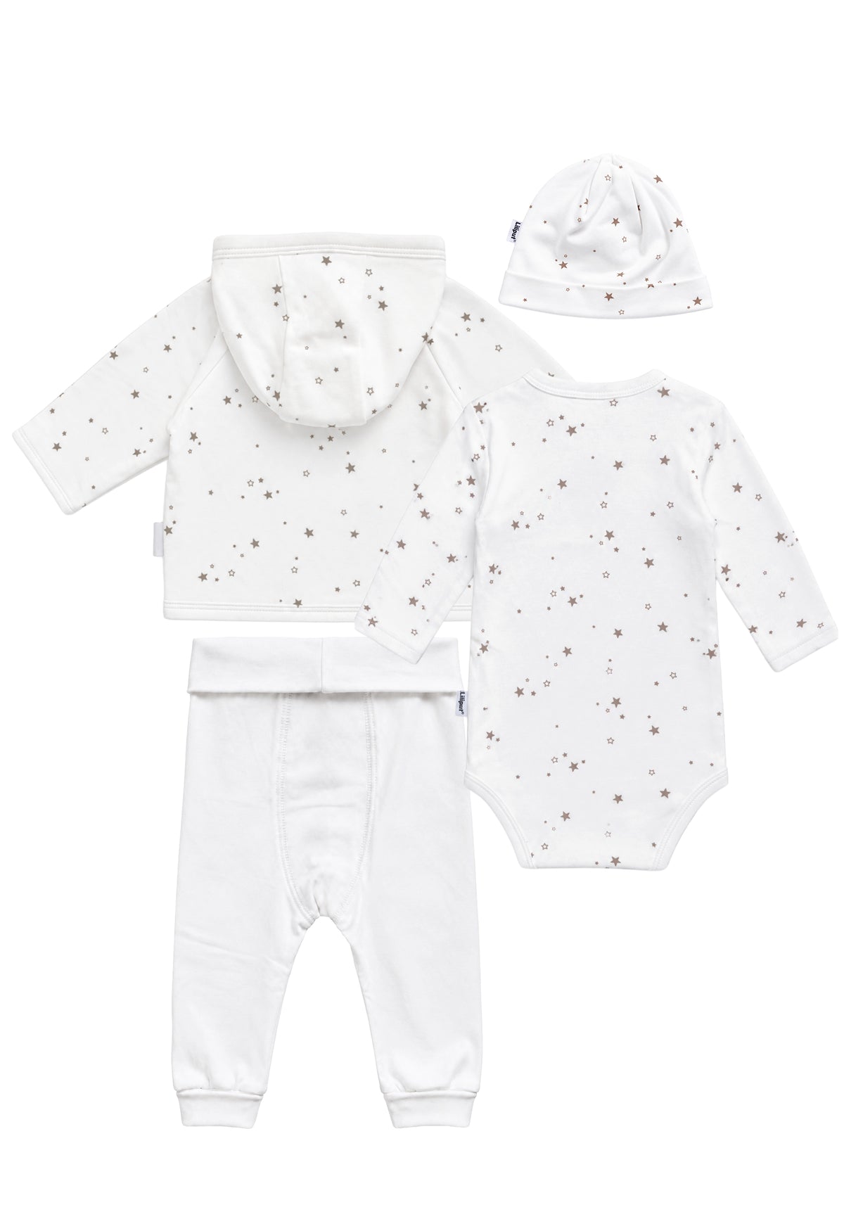 Baby-Set 4 teilig mit Sternen Print