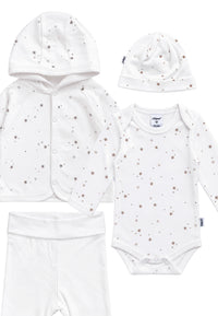 Baby-Set 4 teilig mit Sternen Print
