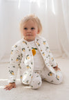 3-teiliges Kinderset Little Lemon – Jacke, Shirt & Leggings mit Zitronenprint
