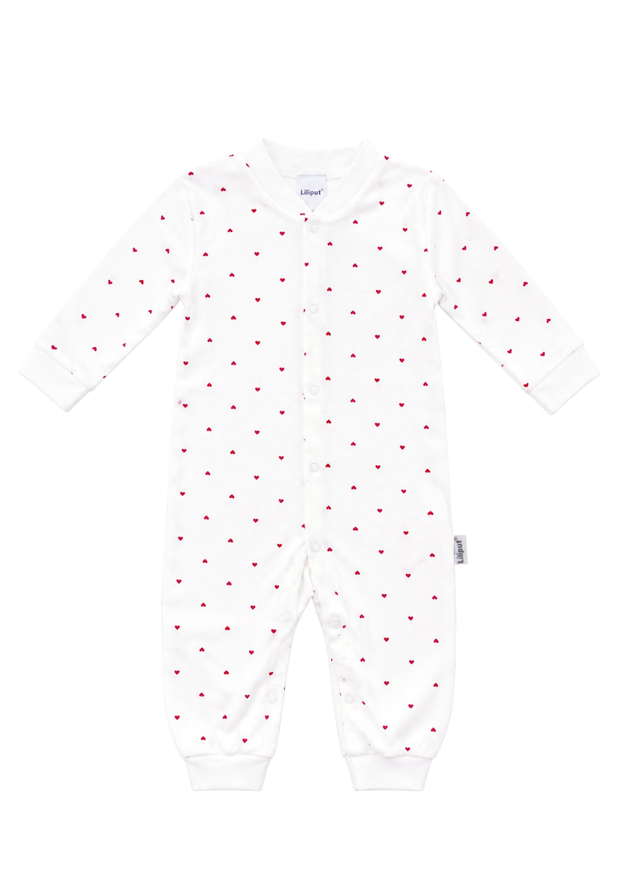 2er-Pack Baby-Overalls mit Sternen- & Herzchenprint in Weiß