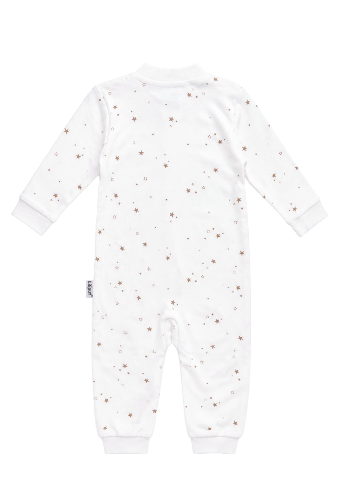 2er-Pack Baby-Overalls mit Sternen- & Herzchenprint in Weiß