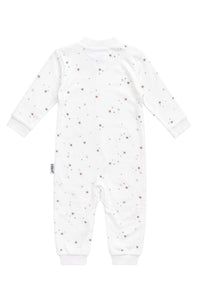 2er-Pack Baby-Overalls mit Sternen- & Herzchenprint in Weiß