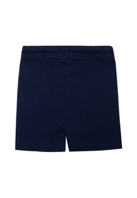 Rückseite der Shorts in marine.
