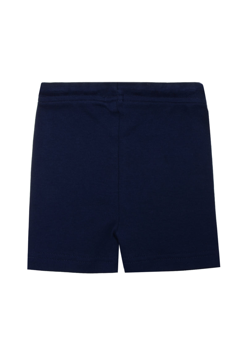 Rückseite der Shorts in marine.