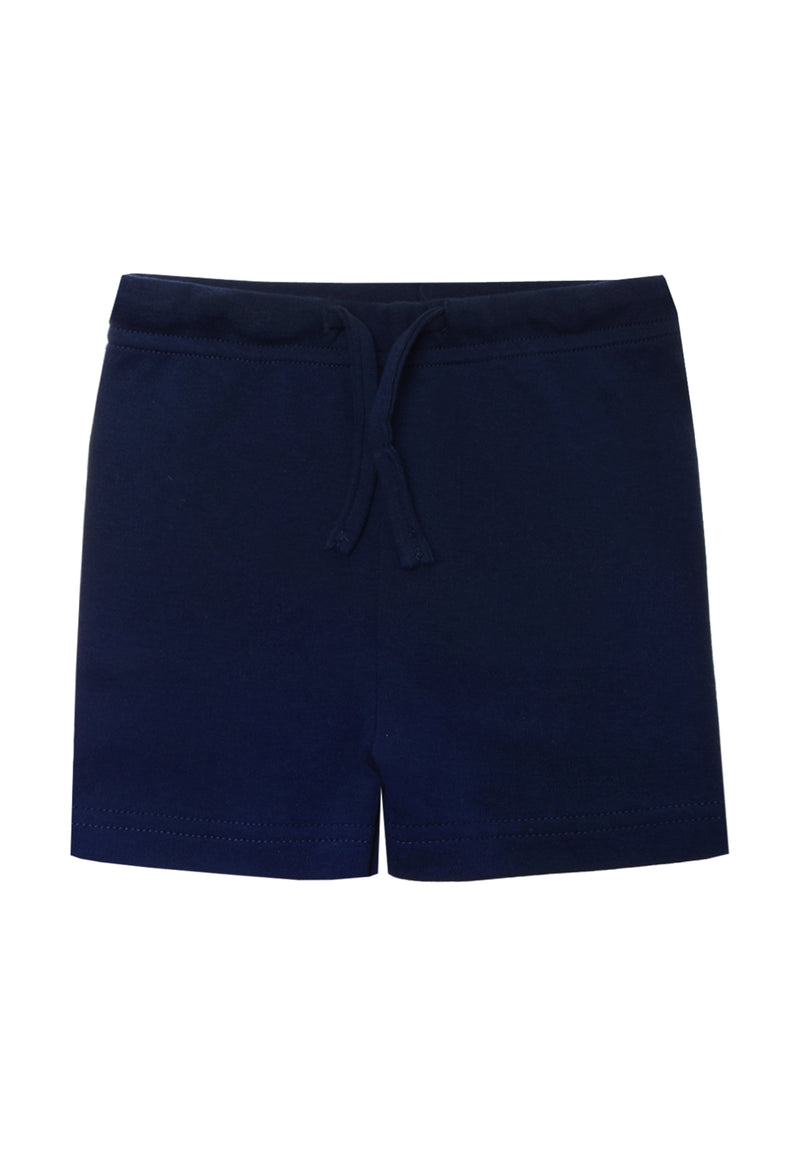 Vorderansicht der Shorts in marine.