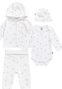 Baby-Set 4 teilig mit Sternen Print