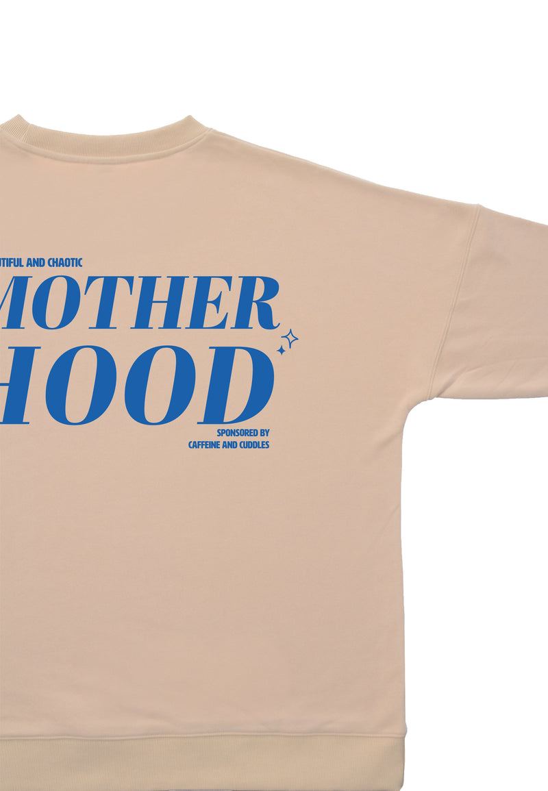 Erwachsenen Sweatshirt Motherhood blau