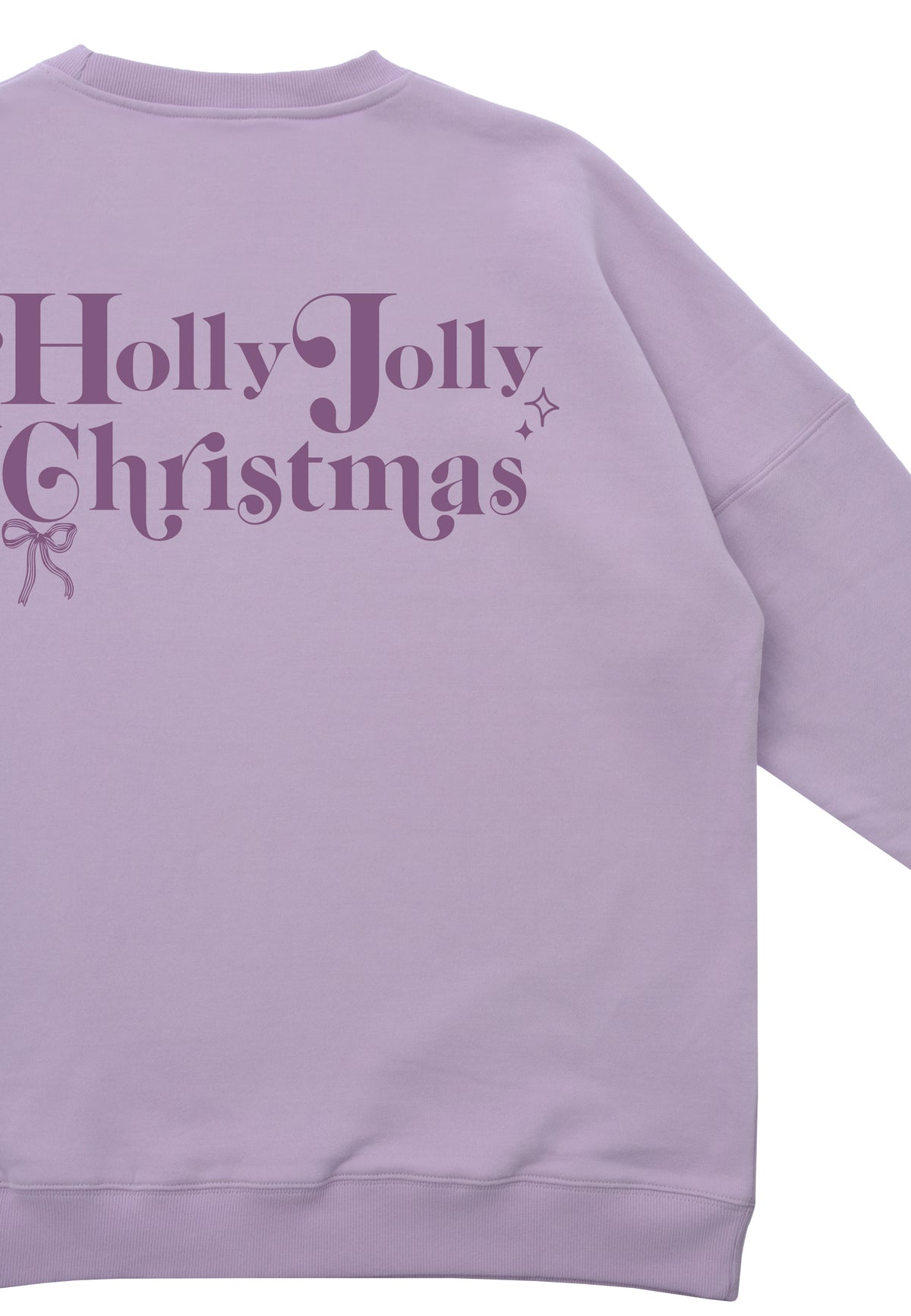 Erwachsenen Sweatshirt flieder XMAS