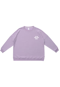 Erwachsenen Sweatshirt flieder To the Moon