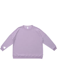 Erwachsenen Sweatshirt flieder XMAS Schleife