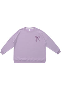 Erwachsenen Sweatshirt flieder XMAS