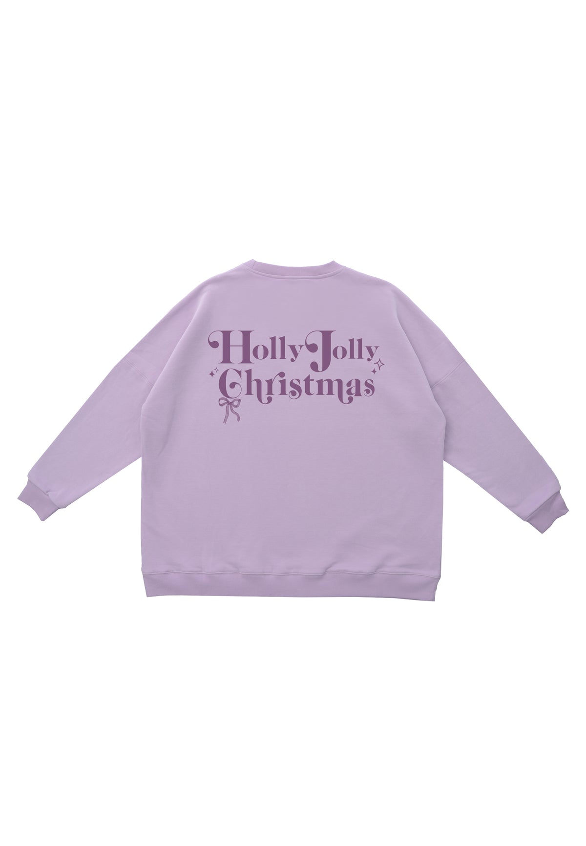 Erwachsenen Sweatshirt flieder XMAS