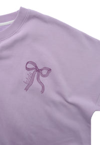 Erwachsenen Sweatshirt flieder XMAS