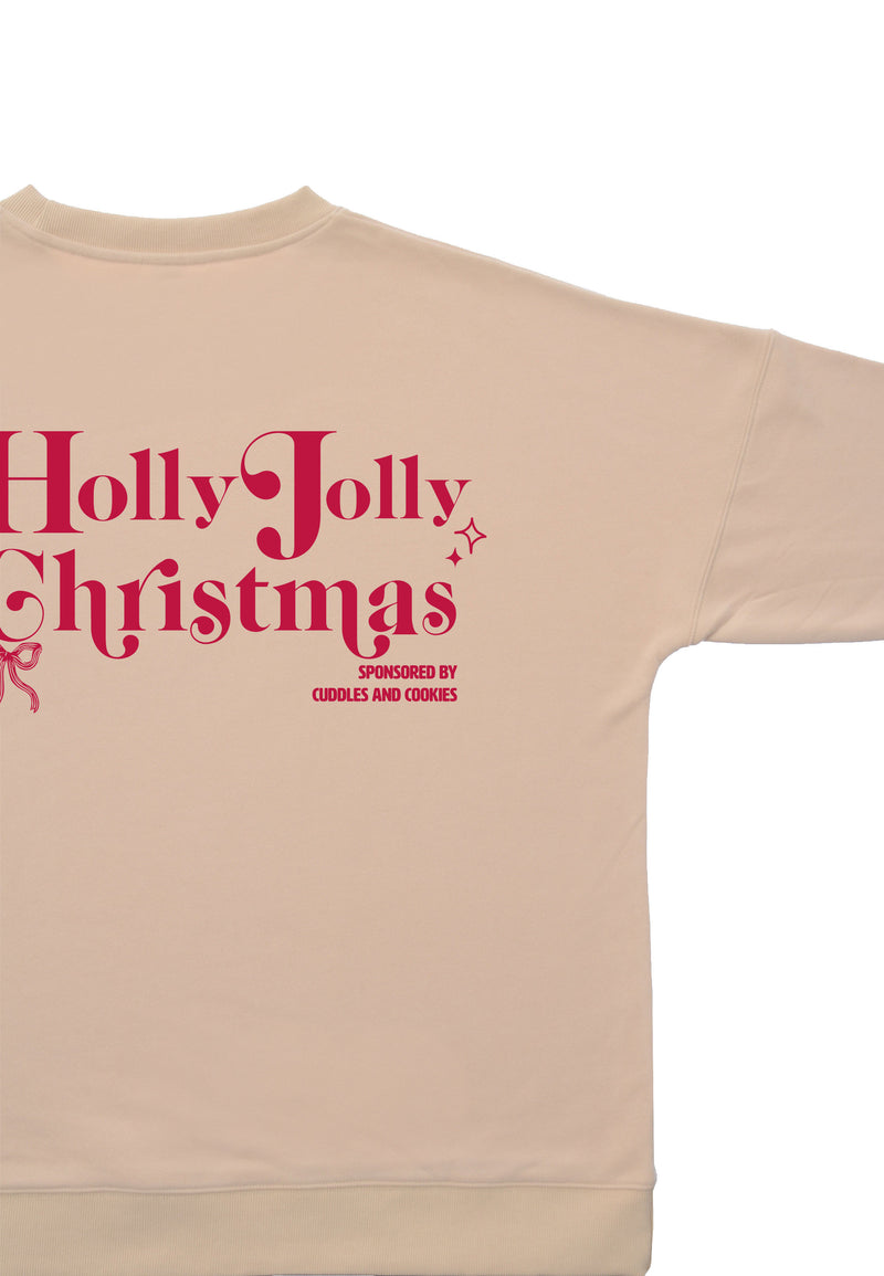 Erwachsenen Sweatshirt XMAS Holly Jolly