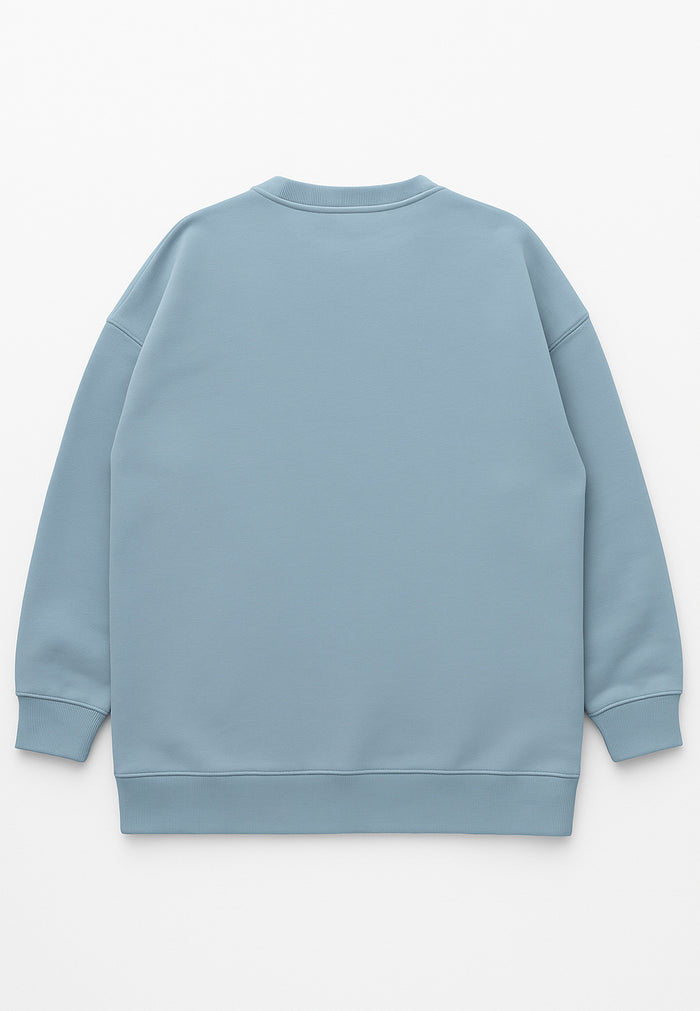 Erwachsenen Sweatshirt hellblau