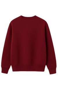 Erwachsenen Sweatshirt bordeaux