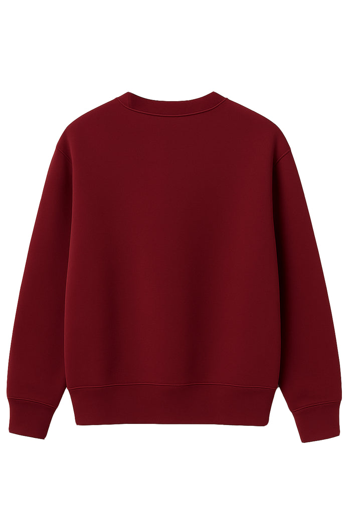 Erwachsenen Sweatshirt bordeaux