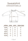 größentabelle sweatshirts für kinder