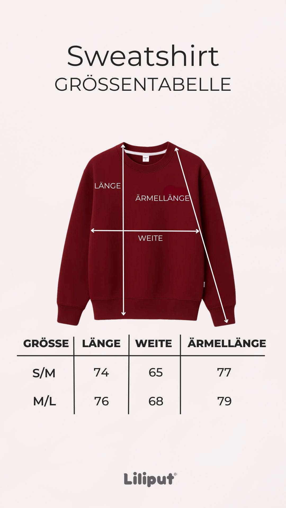 Erwachsenen Sweatshirt bordeaux Cookie Club