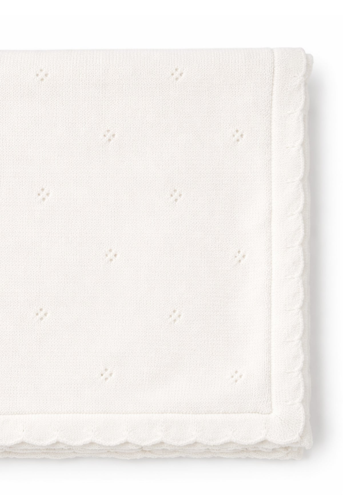 Baby Pointelle Strickdecke