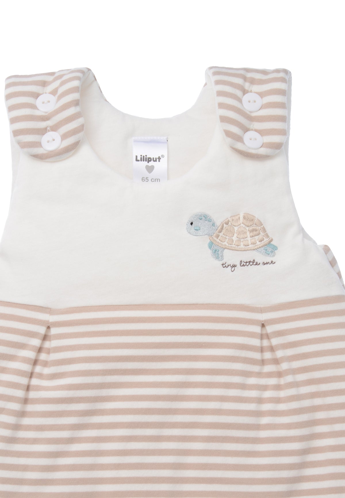 lilliputiens schlafsack Beige gestreifter Babyschlafsack von Liliput – Liliput