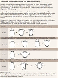 Sommerschlafsack aus Musselin in beige