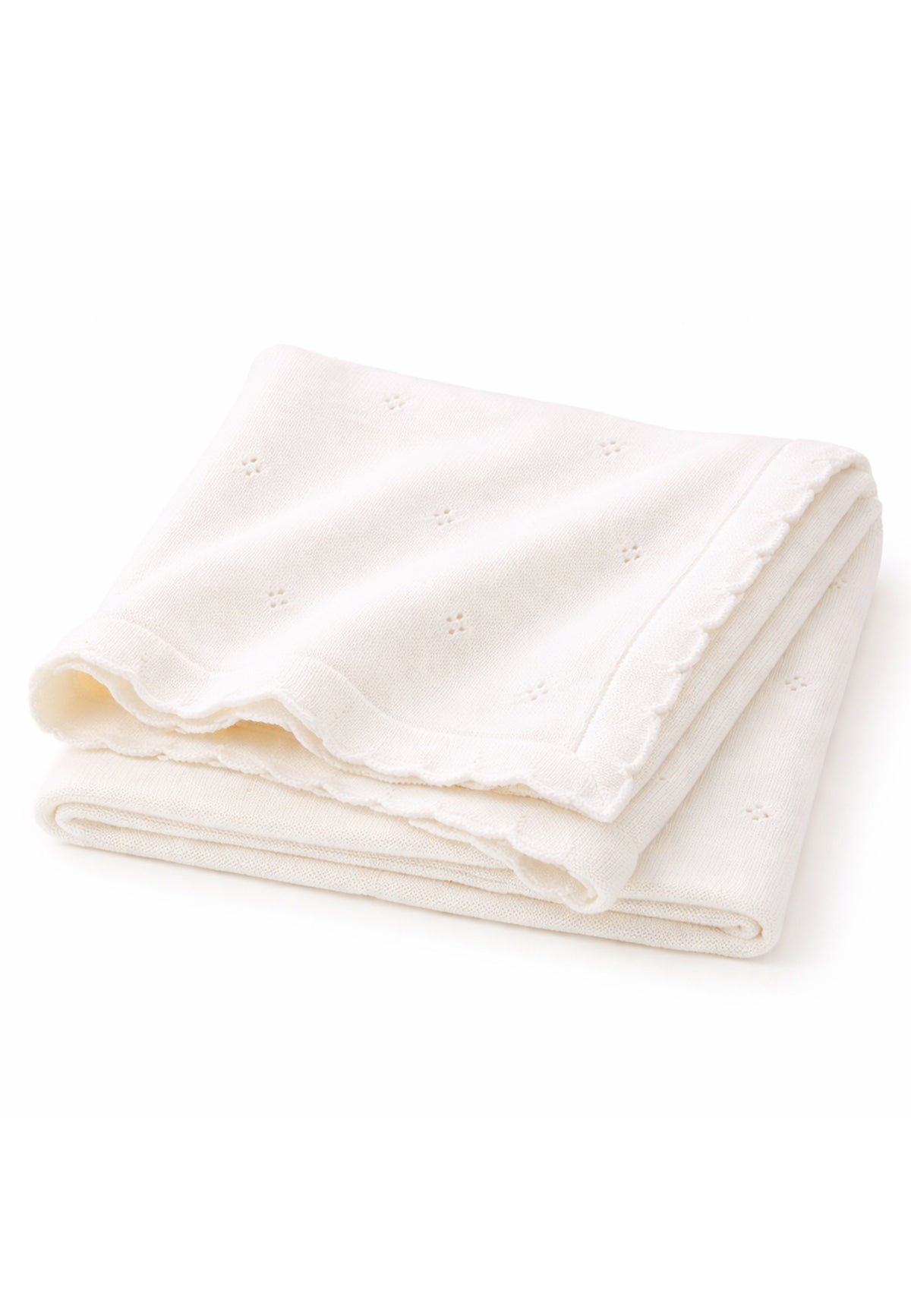 Baby Pointelle Strickdecke
