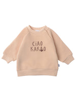 beiges Sweatshirt mit Ciao Kakao Print