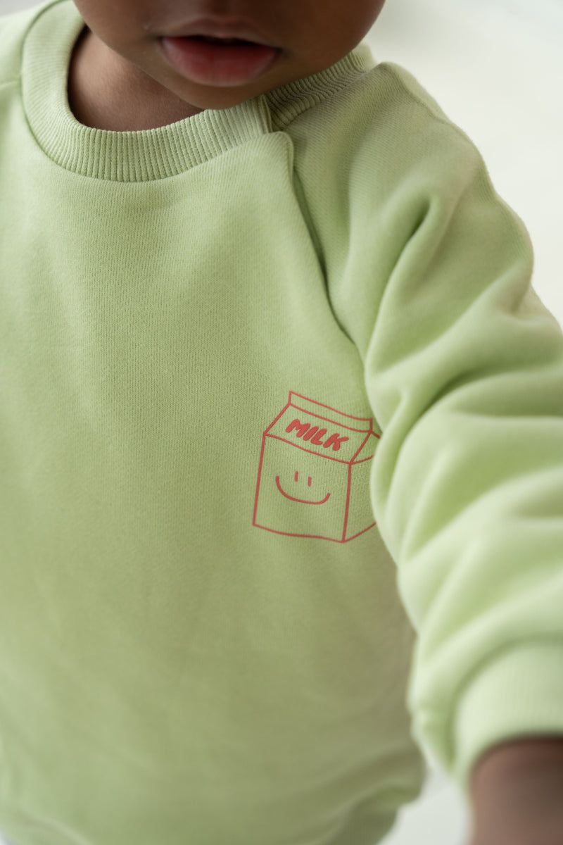 Sweatshirt Liliput x Detailverliebt hellgrün milk