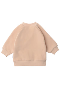 Kinder Sweatshirt "Endlich Schulkind Gänseblümchen" Beige
