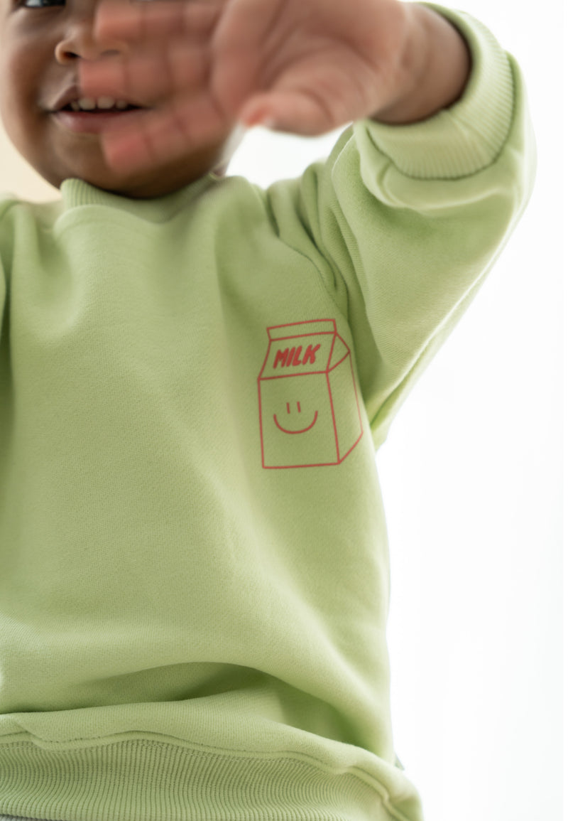 Sweatshirt Liliput x Detailverliebt hellgrün milk