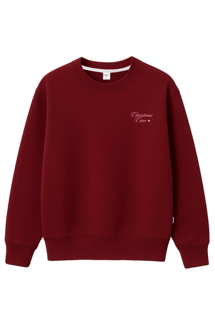 Erwachsenen Sweatshirt bordeaux Christmas Crew
