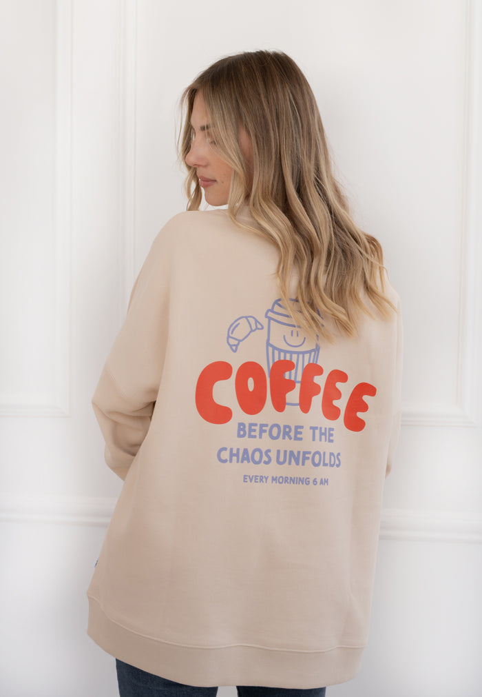 Erwachsenen Sweatshirt Coffee