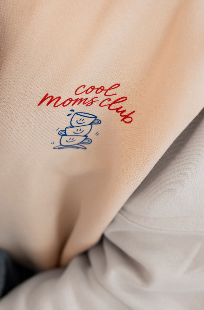 Erwachsenen Sweatshirt beige Cool Moms Club