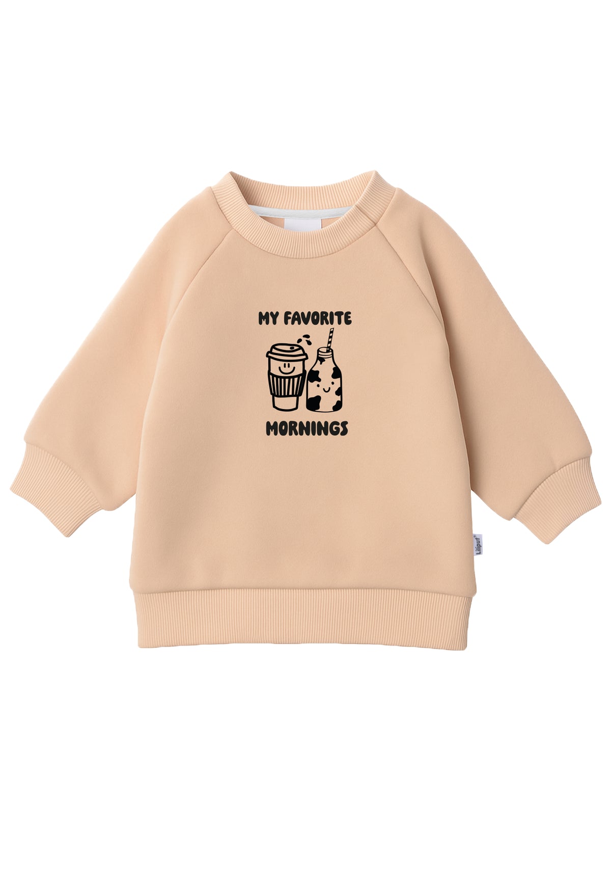 2tlg. Set mit Sweatshirt und Leggings "My favorite Mornings"