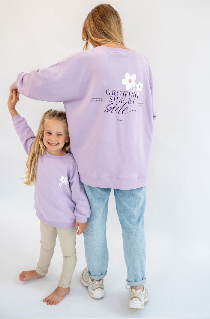 Erwachsenen Sweatshirt Growing Side By Side