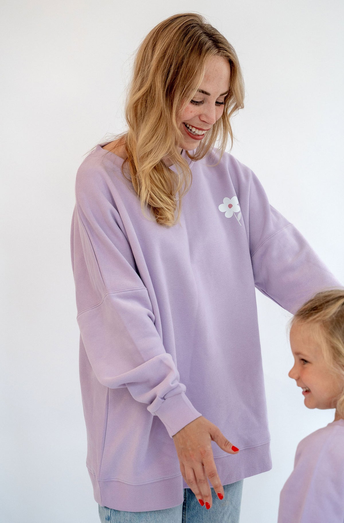 Erwachsenen Sweatshirt Growing Side By Side