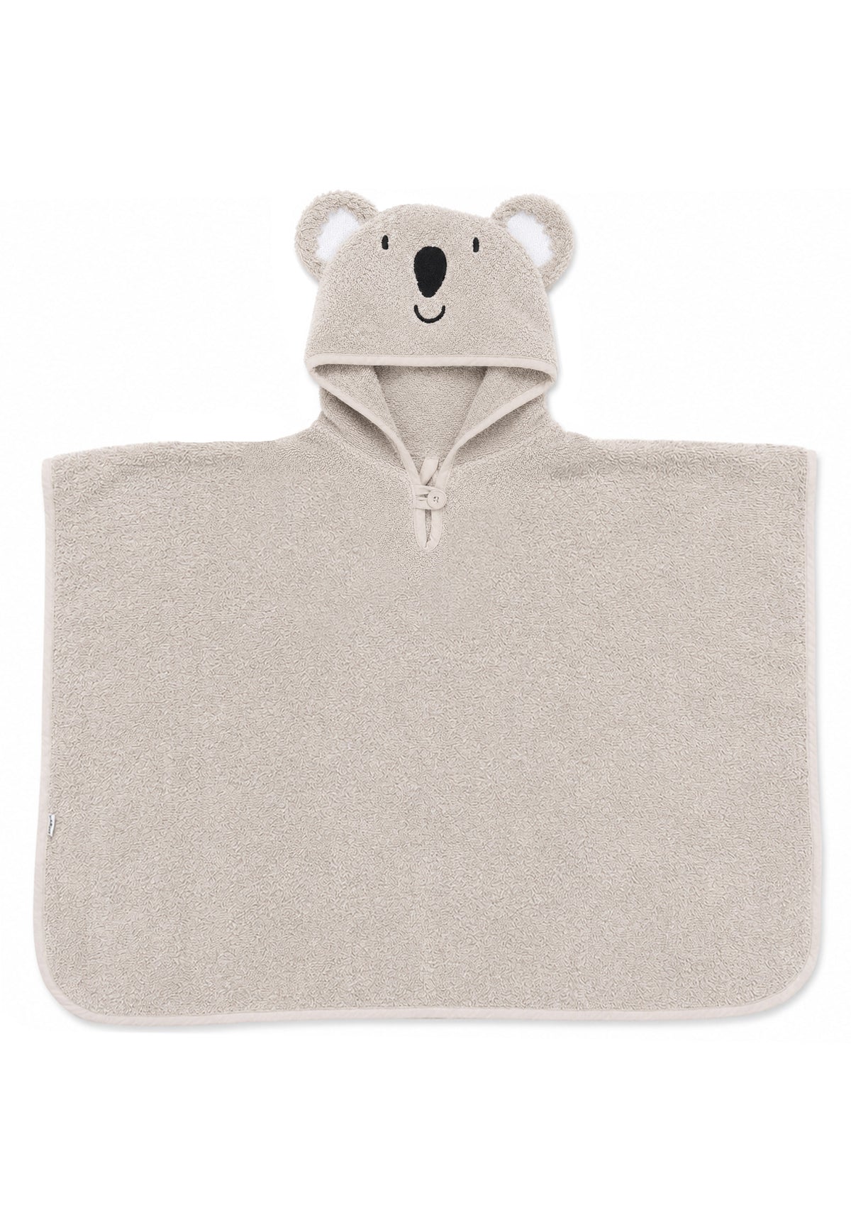 Kapuzenponcho Koala in grau